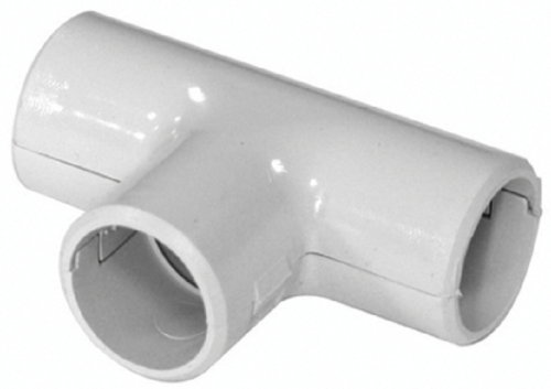 Тройник разборный ПВХ Ruvinil Д=16 IP40 серый  картинка